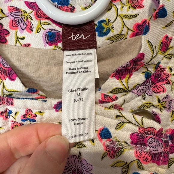 Tea Collection Quilted Floral Kids Jacket - Picture 3 of 10